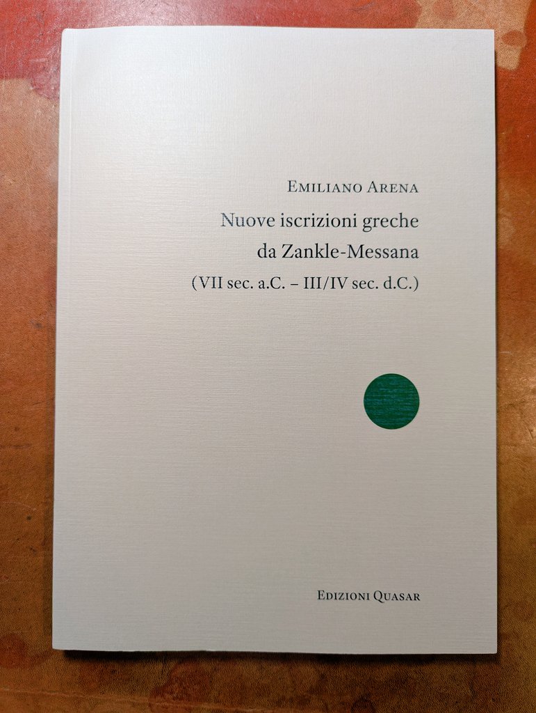 Going to be busy digesting this for a while! 10 ceramic graffiti, 1 curse tablet, 14 funerary inscriptions, and 5 instrumenta. Most of them previously unpublished.