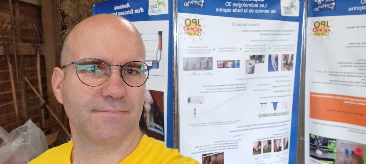 On y est : les ateliers de la JPO de la Ferme Experimentale du Pradel commencent dans 10 minutes. On est prêts avec Jerome Dubosc <a href="/GdsFrance/">Gds France</a> pour parler de #traite <a href="/InstitutElevage/">Institut de l'élevage - Idele</a>