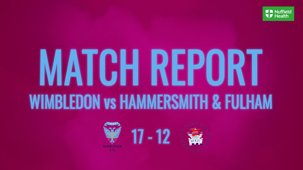 Wimbledon RFC (@wimbledonrfc) on Twitter photo MATCH REPORT: Wimbledon squeezes out a home win! 
#upthedons!
wimbledonrfc.co.uk/teams/123661/m… MATCH REPORT: Wimbledon squeezes out a home win! 
#upthedons!
wimbledonrfc.co.uk/teams/123661/m…