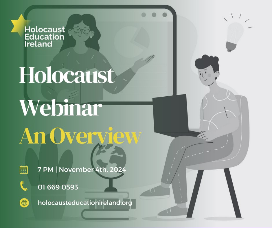 Join us for an enlightening webinar on the development of the Holocaust and effective teaching strategies on Monday, November 4th at 7 PM. Spaces are filling fast so make sure to reserve your spot soon! Registration link: bit.ly/3zvVbcL.