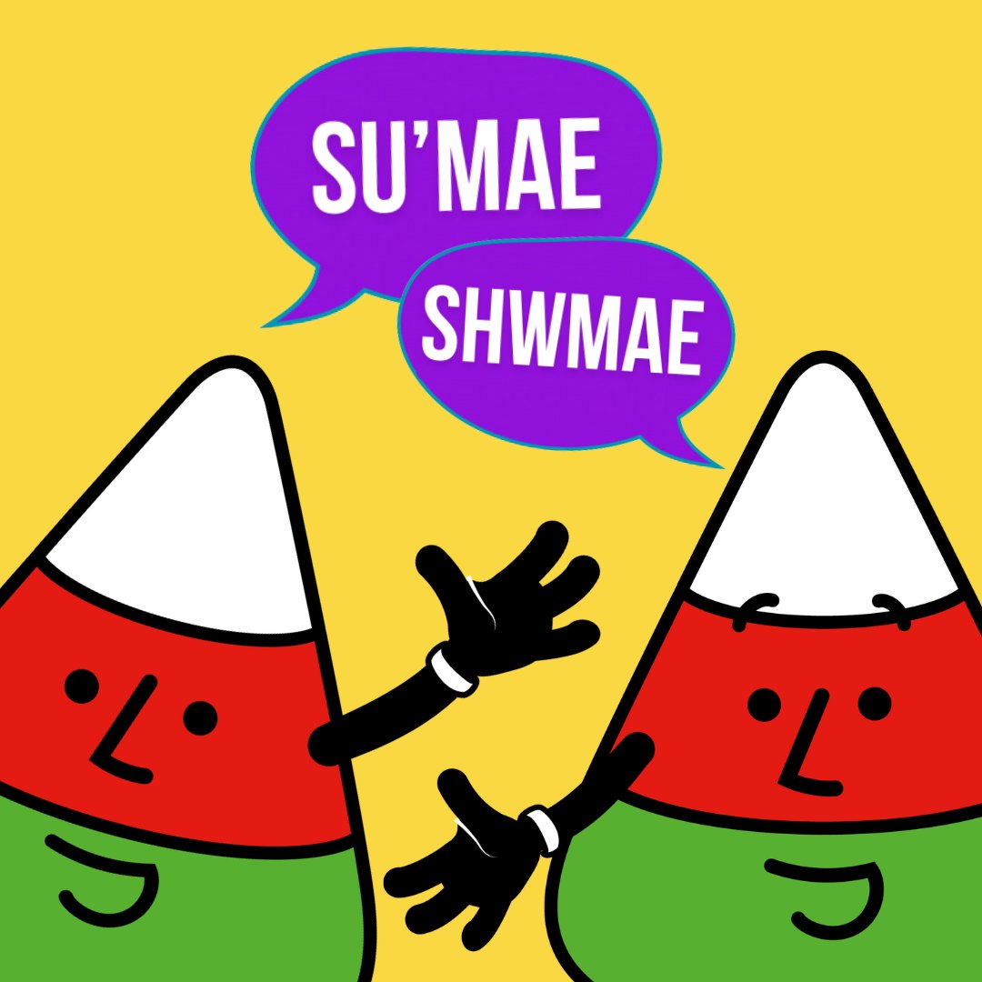 Diwrnod #ShwmaeSumae24 hapus i ddarllenwyr cylchgrawn Cip a IAW!

Start your conversations with Shwmae (pronounced: shoe-mai) or Su’mae (pronounced: see-mai) today!