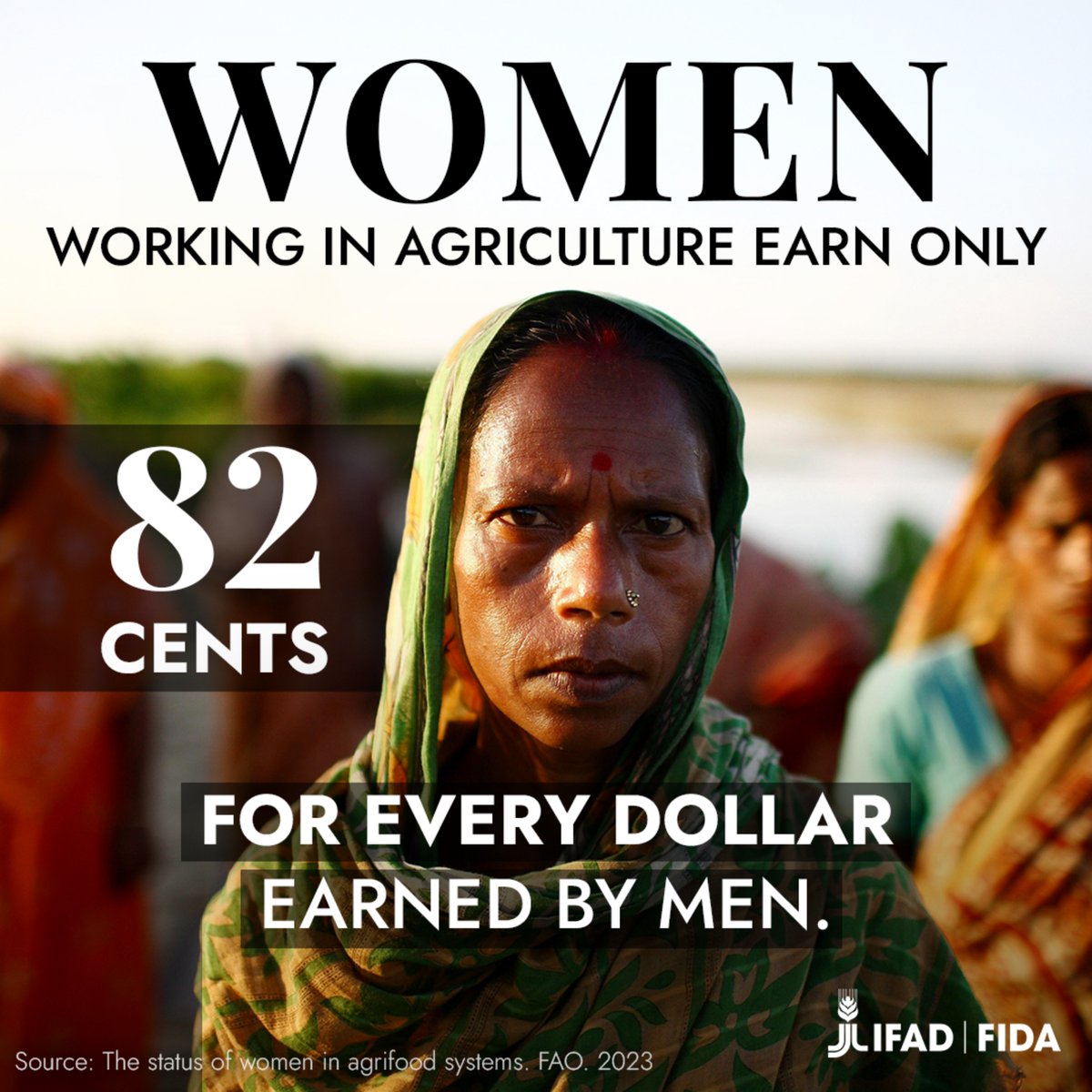 This is simply not fair. 

Bridging the gender pay gap is key to building a better future for everyone. 

#RuralWomensDay