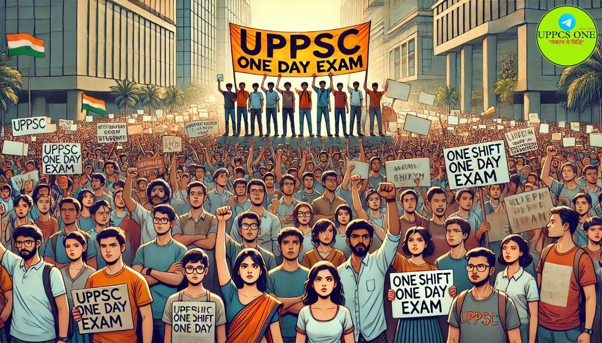 ynirajk's tweet image. UPPSC 2024 परीक्षा और RO ARO को एक ही शिफ्ट में आयोजित किया जाए ताकि कठिनाई स्तर में अंतर और Normalisation से बचा जा सके। इससे निष्पक्षता, पारदर्शिता, और कोर्ट केस से सुरक्षा मिलेगी। 
#UPPCS2024 #ROARO #ONESHIFT #uppsc_oneshift_onedayexam 
#uppsc_oneshift_onedayexam