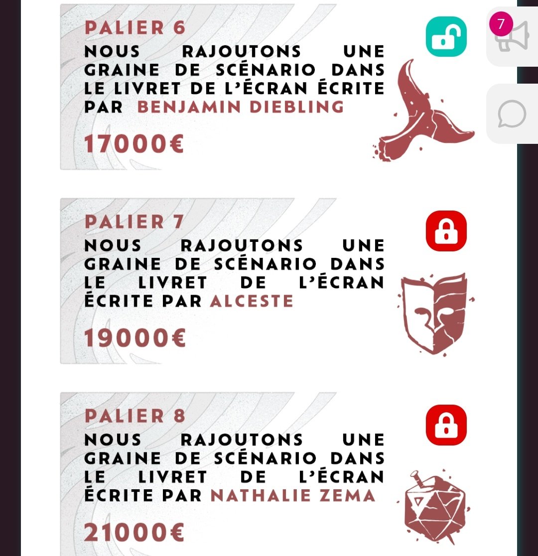 On approche rapidement du déblocage de ma contribution à Inachevés ! Rendez-vous sur Gameontabletop pour soutenir le projet.