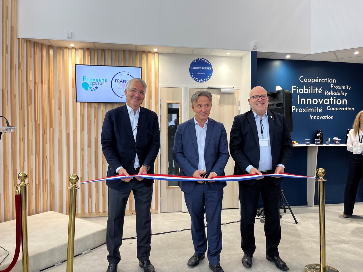 #innovation | Le futur de l'alimentation se fait aujourd'hui ! Inauguré la semaine dernière, le centre d'innovation <a href="/FermentsFutur/">Ferments du Futur</a> est un projet ambitieux, co-piloté par @INRAE et <a href="/ANIA_FRANCE/">ANIA</a> qui vise à révolutionner notre alimentation grâce aux ferments. 🇫🇷