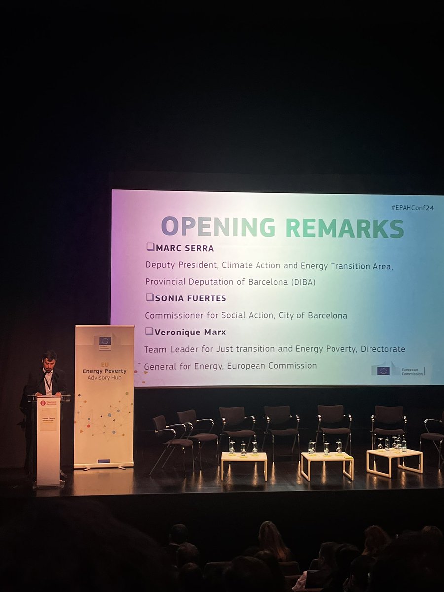 Marine Cornelis 🇪🇺 @marinenextenerg.bsky.social (@marinecornelis) on Twitter photo At #EPAHConf24, Marc Serra <a href="/diba/">Diputació de Barcelona</a> reminds the critical role played by civil society to overcome #energypoverty At #EPAHConf24, Marc Serra <a href="/diba/">Diputació de Barcelona</a> reminds the critical role played by civil society to overcome #energypoverty