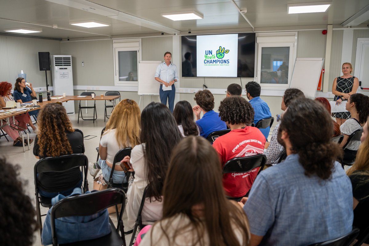 UN Cyprus (@un_cyprus) on Twitter photo #PeaceBegins with young environmentalists! 🕊🪴🦜♻️
Top <a href="/UN/">United Nations</a> official in #Cyprus, Colin Stewart, joined the group of Youth Champions 4 Environment & Peace to hear the environmental actions they will implement in the coming months. #Youth4Peace
For more👉 unficyp.unmissions.org/un-empowers-do… #PeaceBegins with young environmentalists! 🕊🪴🦜♻️
Top <a href="/UN/">United Nations</a> official in #Cyprus, Colin Stewart, joined the group of Youth Champions 4 Environment & Peace to hear the environmental actions they will implement in the coming months. #Youth4Peace
For more👉 unficyp.unmissions.org/un-empowers-do…