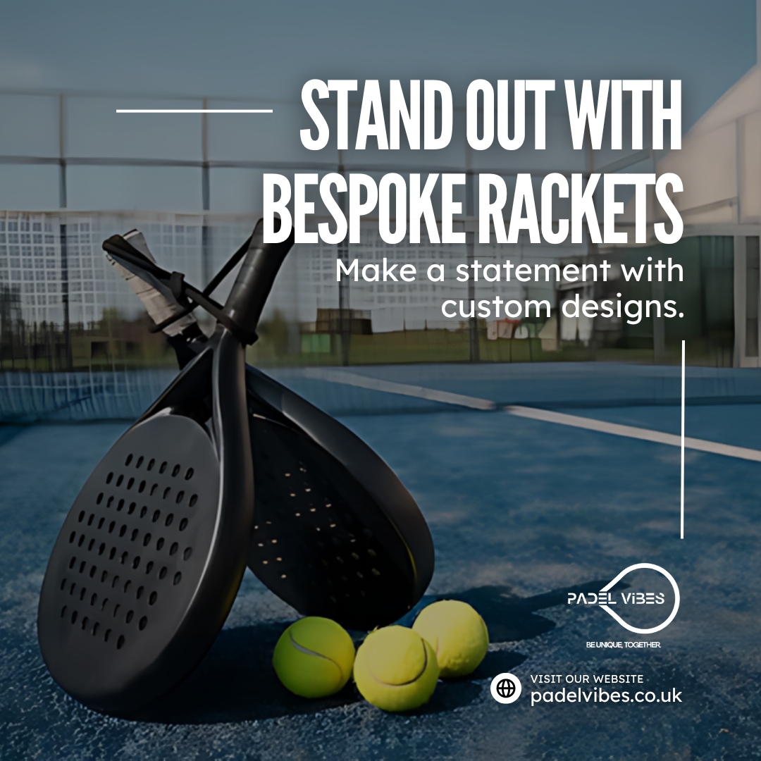 Elevate your game and showcase your personality with every swing. 🌟

Contact us today to get started on your custom racket order!

🌐padelvibes.co.uk

#padel #custompadel #padelrackets #padelvibes #padellife #padelcommunity #padellove #padelclub #padelpassion