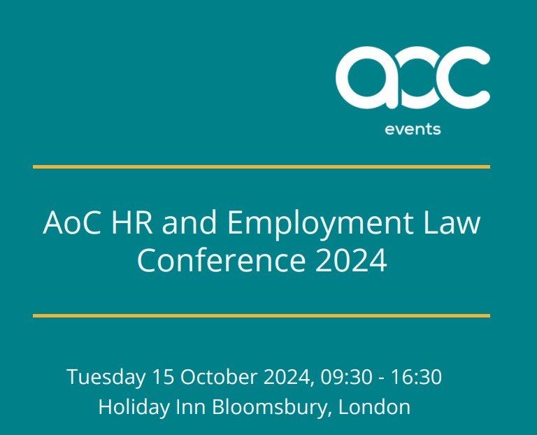 ESeducationlaw's tweet image. Education Team are proud to be supporting this year's AoC HR &amp;amp; Employment Law Conference &amp;amp; Exhibition 2024 open today Tuesday 15 October 9am - 4.30pm at the Holiday Inn, Bloomsbury, London. #AoC #furthereducation #education
