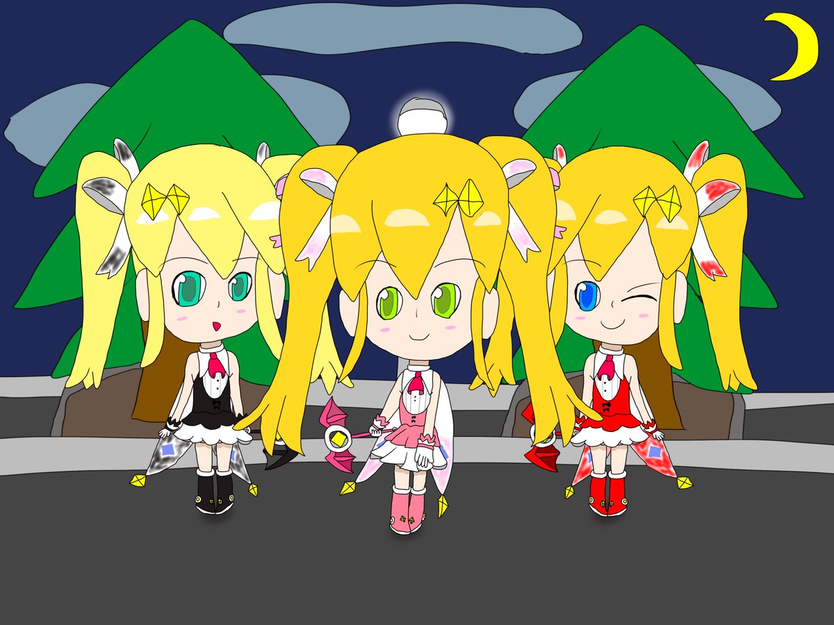 MKRollMessiah's tweet image. #TLにロールちゃんが足りない #MvC2isFree #ロックマンXDiVE芸術の秋
もうすぐハロウィンシーズンなので魔法少女になったパワーパフロールズを描いた

Since Halloween will soon be here, I drew THE POWERPUFF ROLLS as magical girls.