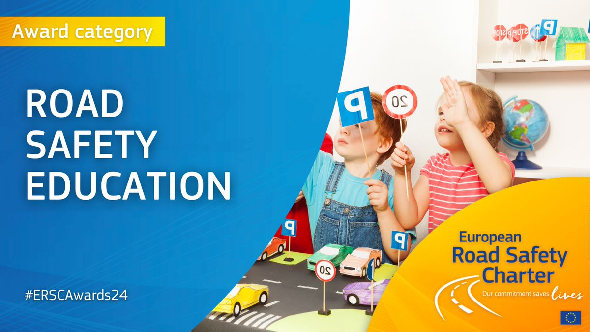 🚦 Discover the #ERSCAwards24 finalists for #RoadSafety Education.

These projects have set the standard for innovation and effectiveness in educating communities about road safety. 

Join us as we celebrate these achievements 🌟

🔗 ow.ly/73T950TJz6J
