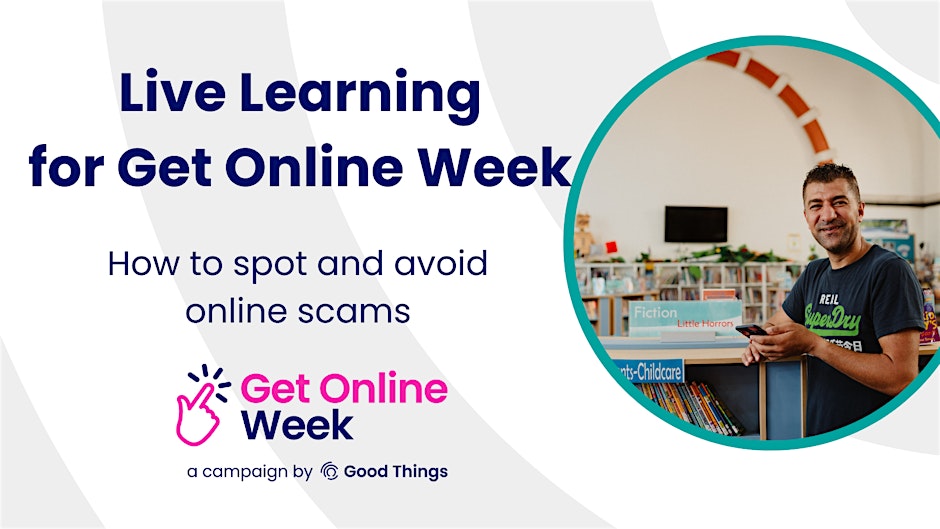 National Digital Inclusion Network (@ndi_network) on Twitter photo Learners worried about online scams? Not anymore!
Join us for our free #GetOnlineWeek live event today at 10:30. We'll cover top tips for online safety with a guest appearance by Digital Inclusion Hub <a href="/Lincsdigital1/">Lincsdigital</a>
Tune in or share with someoneš
bit.ly/3NjoLFk Learners worried about online scams? Not anymore!
Join us for our free #GetOnlineWeek live event today at 10:30. We'll cover top tips for online safety with a guest appearance by Digital Inclusion Hub <a href="/Lincsdigital1/">Lincsdigital</a>
Tune in or share with someoneš
bit.ly/3NjoLFk