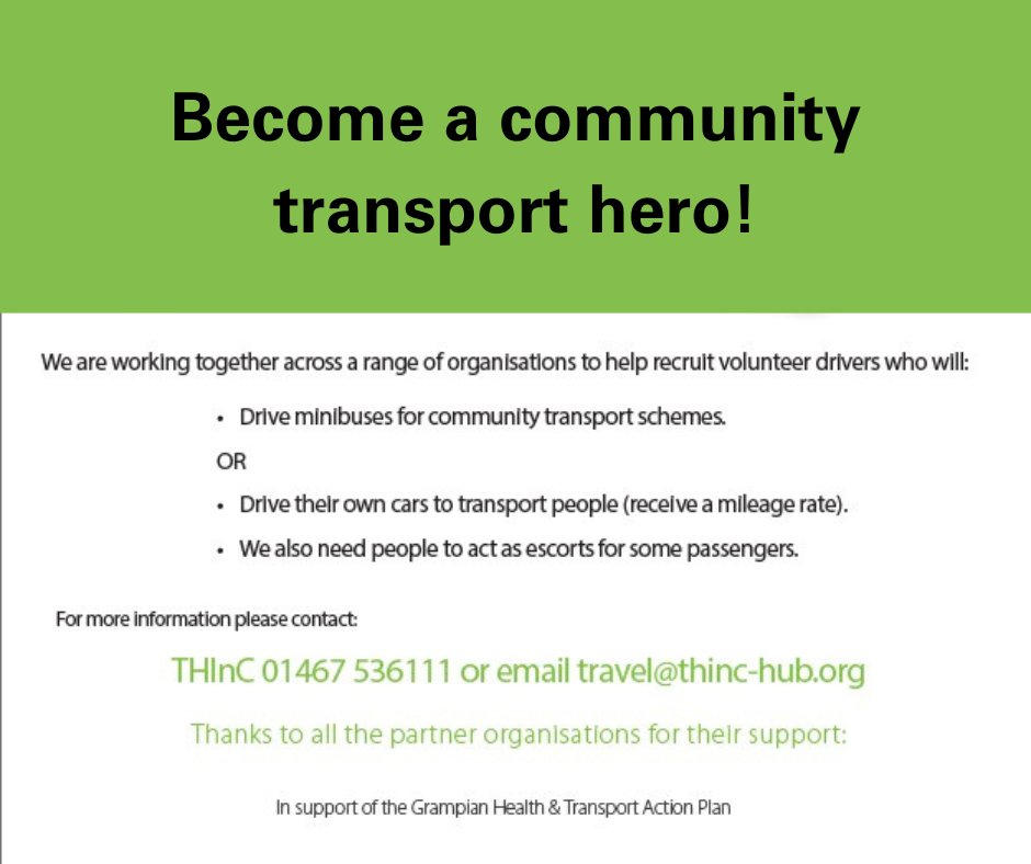 Nestrans (@nestrans) on Twitter photo Today we're looking at Improving Access to Health and Social Care as part of #CTWeek24, celebrating community transport across the UK with <a href="/CTAUK1/">Community Transport Association</a>
Volunteer drivers play a vital role in supporting community transport, helping vulnerable people to access health and social care. Today we're looking at Improving Access to Health and Social Care as part of #CTWeek24, celebrating community transport across the UK with <a href="/CTAUK1/">Community Transport Association</a>
Volunteer drivers play a vital role in supporting community transport, helping vulnerable people to access health and social care.