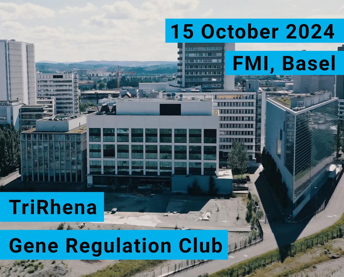 MPI of Immunobiology & Epigenetics (@mpi_ie) on Twitter photo All eyes on Basel today. 👀The next Gene Regulation Club meets at the <a href="/FMIscience/">FMI science</a>. More than 100 scientists from TriRhena region discuss topics revolving around gene regulation, such as #chromatin, #transcription, and #RNA processing.
Program & details:
ie-freiburg.mpg.de/gene-regulatio… All eyes on Basel today. 👀The next Gene Regulation Club meets at the <a href="/FMIscience/">FMI science</a>. More than 100 scientists from TriRhena region discuss topics revolving around gene regulation, such as #chromatin, #transcription, and #RNA processing.
Program & details:
ie-freiburg.mpg.de/gene-regulatio…