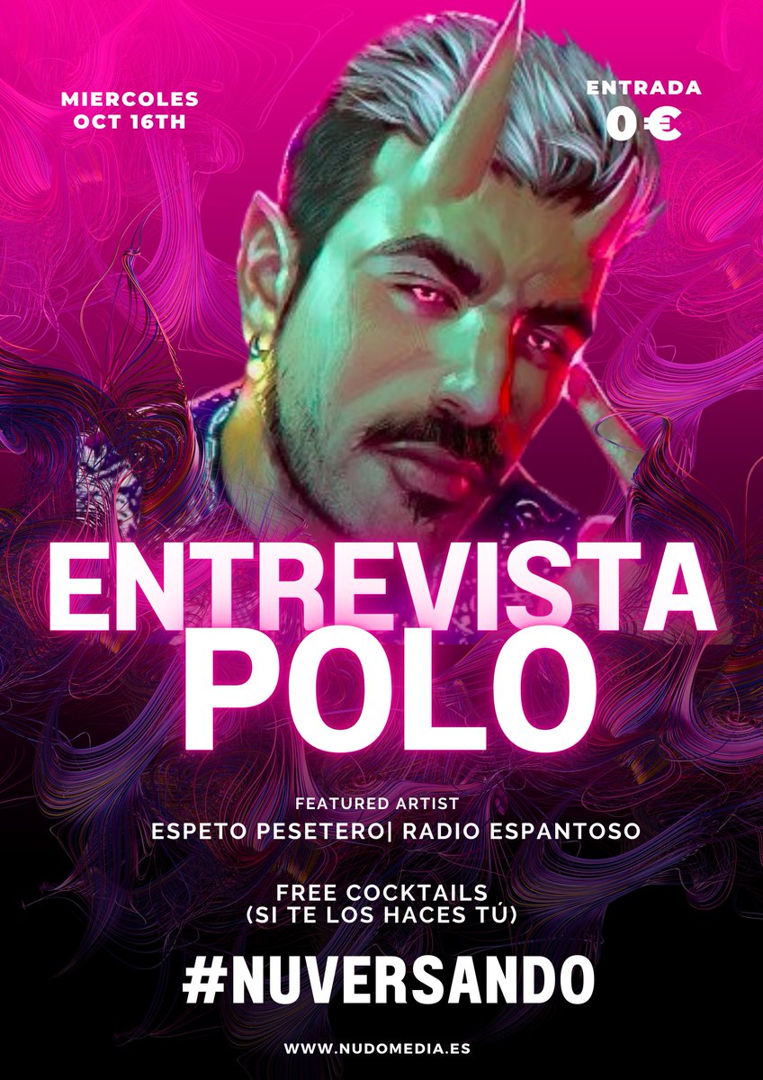 Este miércoles, 13:00 en Twitch.com/nudomedia

Tendremos al fantástico de <a href="/PoloEsVictor/">Polo</a>. Charlaremos sobre creación de contenido, su trayectoria, visión del sector... 🎮📺

No te lo pierdas, que lo divertido es poder participar en directo