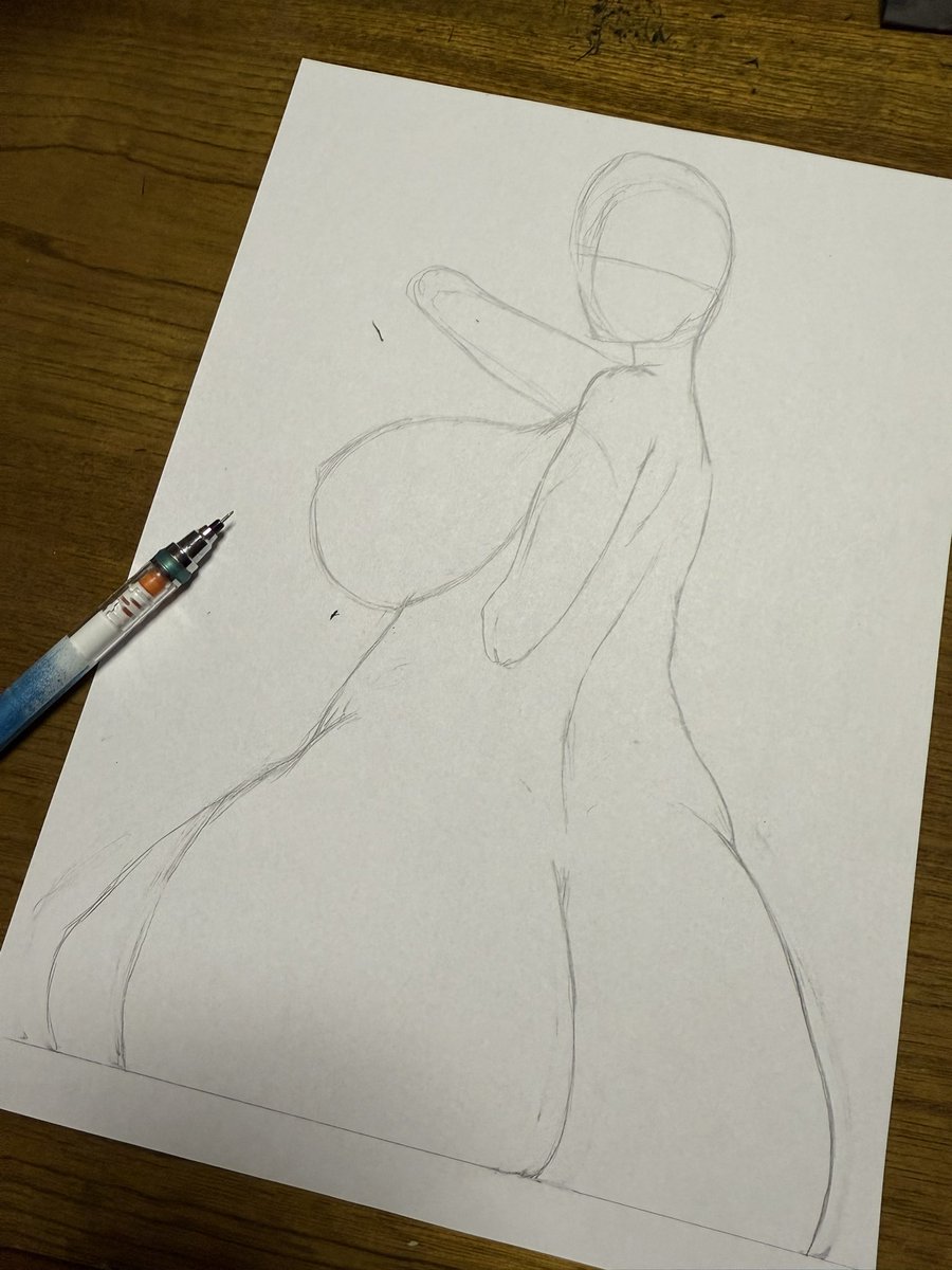 デフォで描いたやつに似たやつをノーマルで描こうと思うが....なかなか難しい 