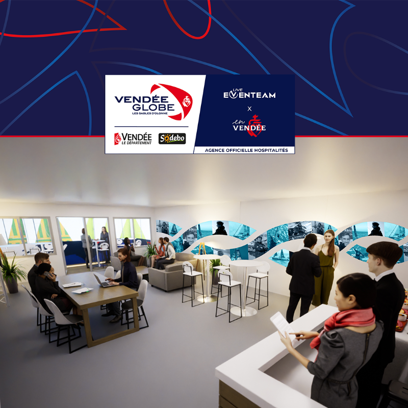 EventeamGroup's tweet photo. 🌊✨ Rejoignez-nous dans le village hospitalité du @VendeeGlobe 2024 et réservez votre loge privative pour vivre des instants de privilèges.

Profitez d’une vue imprenable sur le ponton course, d’un service haut de gamme et d’un accès exclusif au ponton course 

#VG2024 #VIP