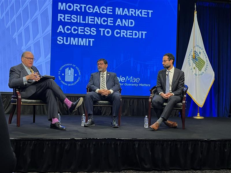 Live from the <a href="/GinnieMae/">Diamond</a> and <a href="/HUDgov/">Department of Housing and Urban Development</a> Mortgage Market Resilience and Access to Credit Summit: A fireside chat on Strengthening Mortgage Market Liquidity and Access to Credit is being moderated by David Dworkin, President/CEO of the <a href="/natlhousingconf/">NHC</a>.