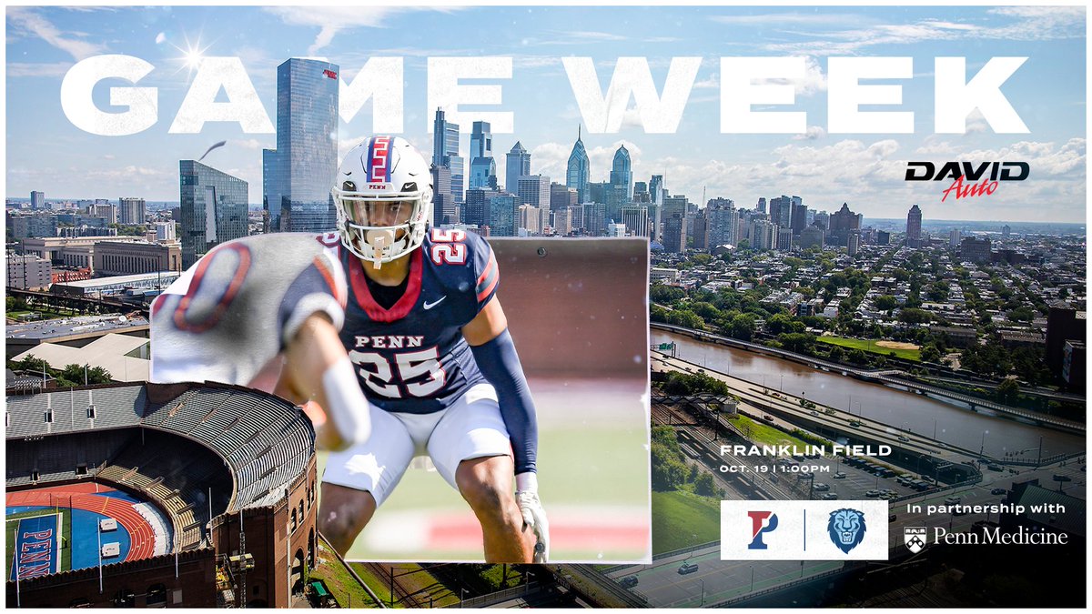 Ready to do some Lion taming Saturday at Franklin Field!

🎟️ » goquakers.co/3zX9Qhe

#FightOnPenn x #BEGREAT