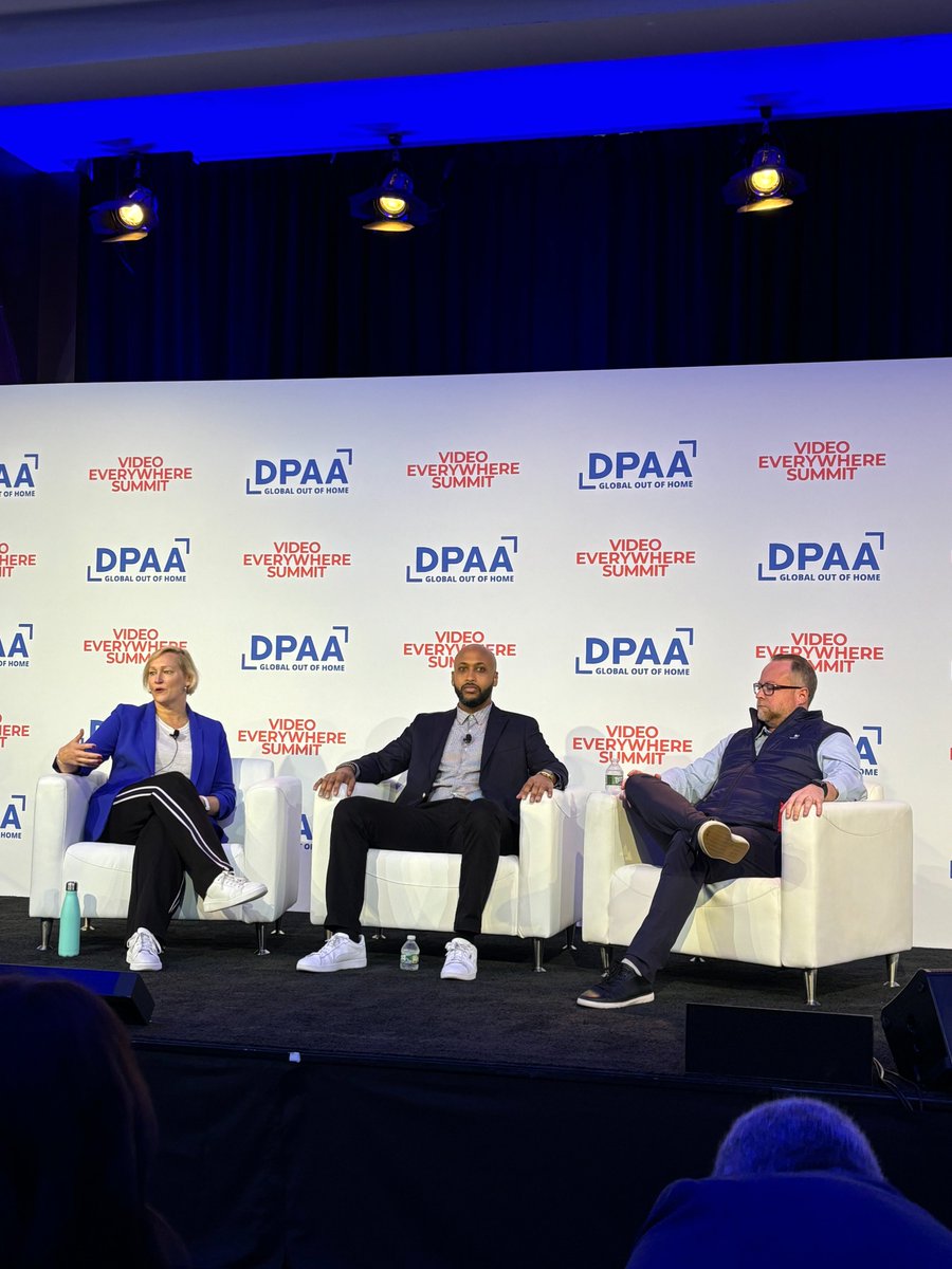 Barry Frey (@barryfrey) on Twitter photo Programmatic can breathe new life into #DOOH.
Major thanks to <a href="/AdrianWitter/">Adrian Witter</a> of <a href="/GroupMWorldwide/">GroupM is now WPP Media</a>, Justin Symons of <a href="/rapport_US/">Rapport US</a>, and <a href="/HelenMiall/">Helen Miall</a> of <a href="/VIOOH/">e</a>, for sharing their insights on the future of #programmatic innovation as we move into a new era! #VideoEverywhereSummit Programmatic can breathe new life into #DOOH.
Major thanks to <a href="/AdrianWitter/">Adrian Witter</a> of <a href="/GroupMWorldwide/">GroupM is now WPP Media</a>, Justin Symons of <a href="/rapport_US/">Rapport US</a>, and <a href="/HelenMiall/">Helen Miall</a> of <a href="/VIOOH/">e</a>, for sharing their insights on the future of #programmatic innovation as we move into a new era! #VideoEverywhereSummit
