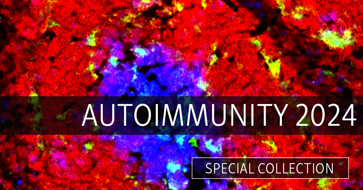 Journal of Experimental Medicine (@jexpmed) on Twitter photo Explore our new #Autoimmunity collection accompanying the Int'l Conference on Autoimmunity <a href="/AegeanConf/">Aegean Conferences</a>! Read the latest reviews and studies on T and B cells and related inborn errors in autoimmunity, as well as the regulation of CNS immune surveillance 👉 hubs.la/Q02Tfx5t0 Explore our new #Autoimmunity collection accompanying the Int'l Conference on Autoimmunity <a href="/AegeanConf/">Aegean Conferences</a>! Read the latest reviews and studies on T and B cells and related inborn errors in autoimmunity, as well as the regulation of CNS immune surveillance 👉 hubs.la/Q02Tfx5t0
