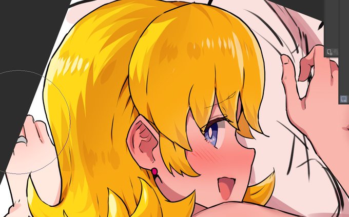 本日更新予定のFANBOX,Fantia限定イラスト、基本部分まで。仕上げや差分を作ってこのあと公開予定です。 