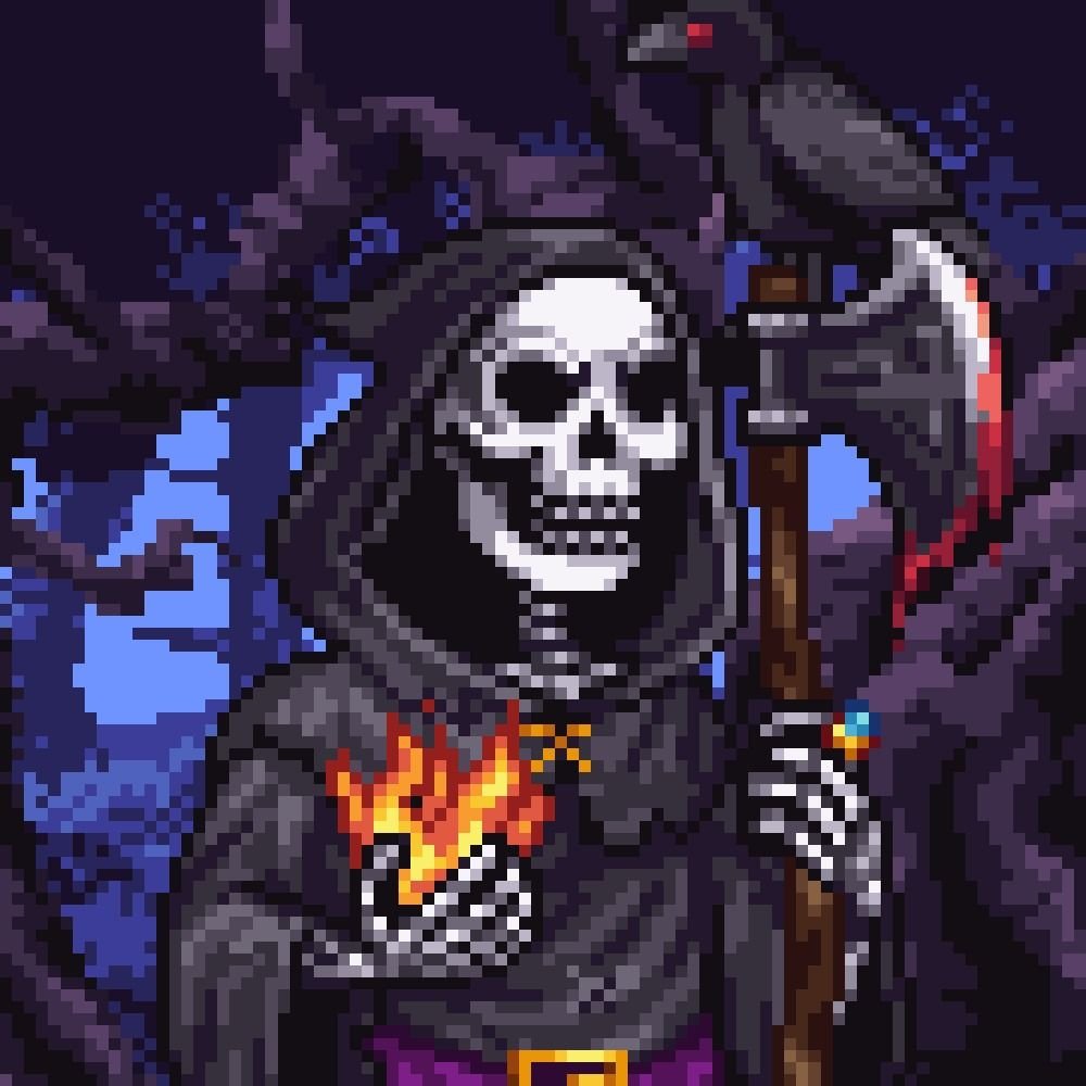 cocrypto_'s tweet photo. Giveaway!! 

Thanks to @Underworld_NFTs , I can give away 3 reaper NFT's!! 3 lucky winners wil receive 1 reaper NFT

With this NFT you can earn free tokens. Stake Necropolis NFTs and watch the tokens flow in every 5 minutes! 

How to enter?  
🔸Follow @Underworld_NFTs  and @cocrypto_
🔸Like and retweet this message.  
🔸Tag your 2 friends  

Winners will be announced in 24 hours