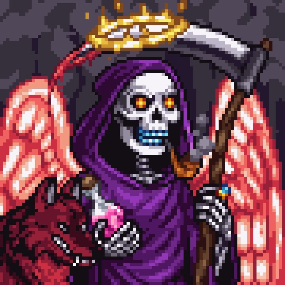 cocrypto_'s tweet photo. Giveaway!! 

Thanks to @Underworld_NFTs , I can give away 3 reaper NFT's!! 3 lucky winners wil receive 1 reaper NFT

With this NFT you can earn free tokens. Stake Necropolis NFTs and watch the tokens flow in every 5 minutes! 

How to enter?  
🔸Follow @Underworld_NFTs  and @cocrypto_
🔸Like and retweet this message.  
🔸Tag your 2 friends  

Winners will be announced in 24 hours