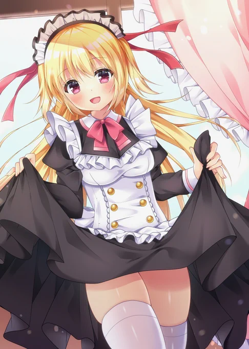 たくし上げメイドさん(再掲です) 