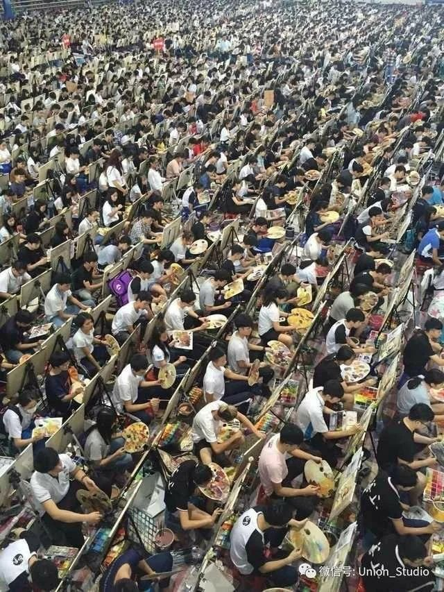 China es un lugar increible 🧵

La 6 no tiene sentido...

1. Examen para acceder a una escuela de arte, China