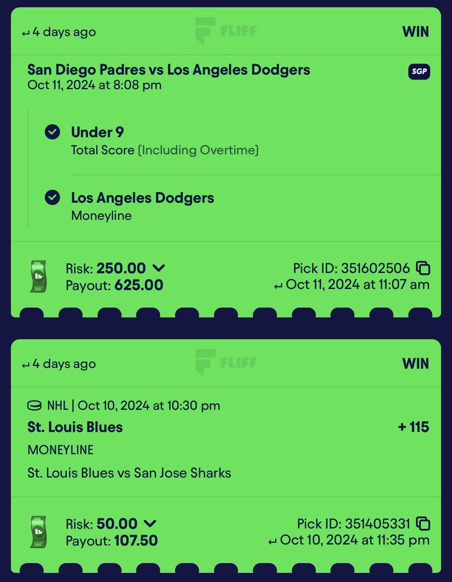 The best FREEPLAY picks out there! Consistency is key ✅ Show some love if you want me to start dropping free plays again!💰 #sportsbet #freeplay #freepicks #GamblingsTwitter #picks #mlbpicks #nhlpicks #nflpicks