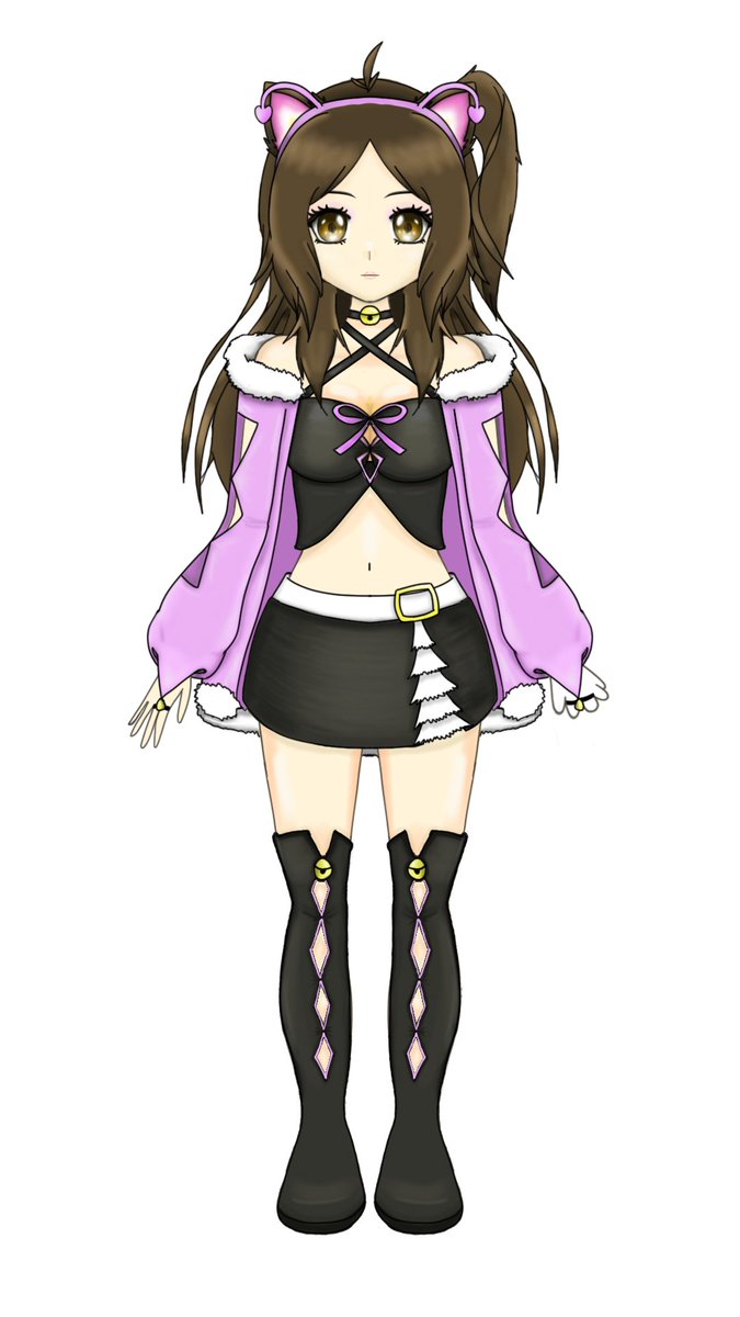 itsminggu's tweet photo. FINALLY MADE A PROPER VTUBER MODEL'S REFERENCE SHEET! 😱

The amount of time I took to redraw my hair and my skirt after many youtube art tutorials...well you can see the struggles 🤣. Its really an awesome journey to bring my model to life ❤️ https://t.co/OLPktX7Ro6