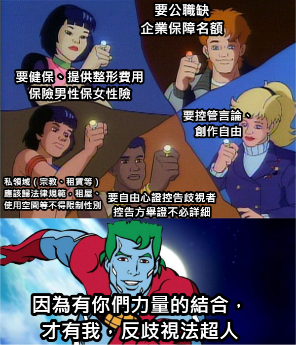 DovePacket's tweet photo. 反歧視法影響範圍很廣～非常廣～

2月的新���
https://t.co/1fbNIyKuvT

民進黨立委范雲號召10位立委，包括伍麗華、吳思瑤、沈伯洋、林月琴、林宜瑾、張雅琳、郭昱晴、陳培瑜、黃捷與羅美玲

《學生輔導法》、《少年事件處理法》、《兒童托育服務法》、《偏遠地區學校教育發展條例》、《身心障礙權益保障法》、《新住民權益保障法》、《原住民族土地銀行法、《青年基本法》、《反歧視法》與《兒童及少年福利與權益保障法》
