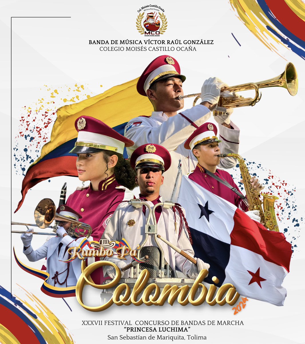 Rumbo pa’… 

¡COLOMBIA! 🇨🇴🎶
#MCOenColombia #YoSoyRojoVino #SomosPanamá #MCOMB2024