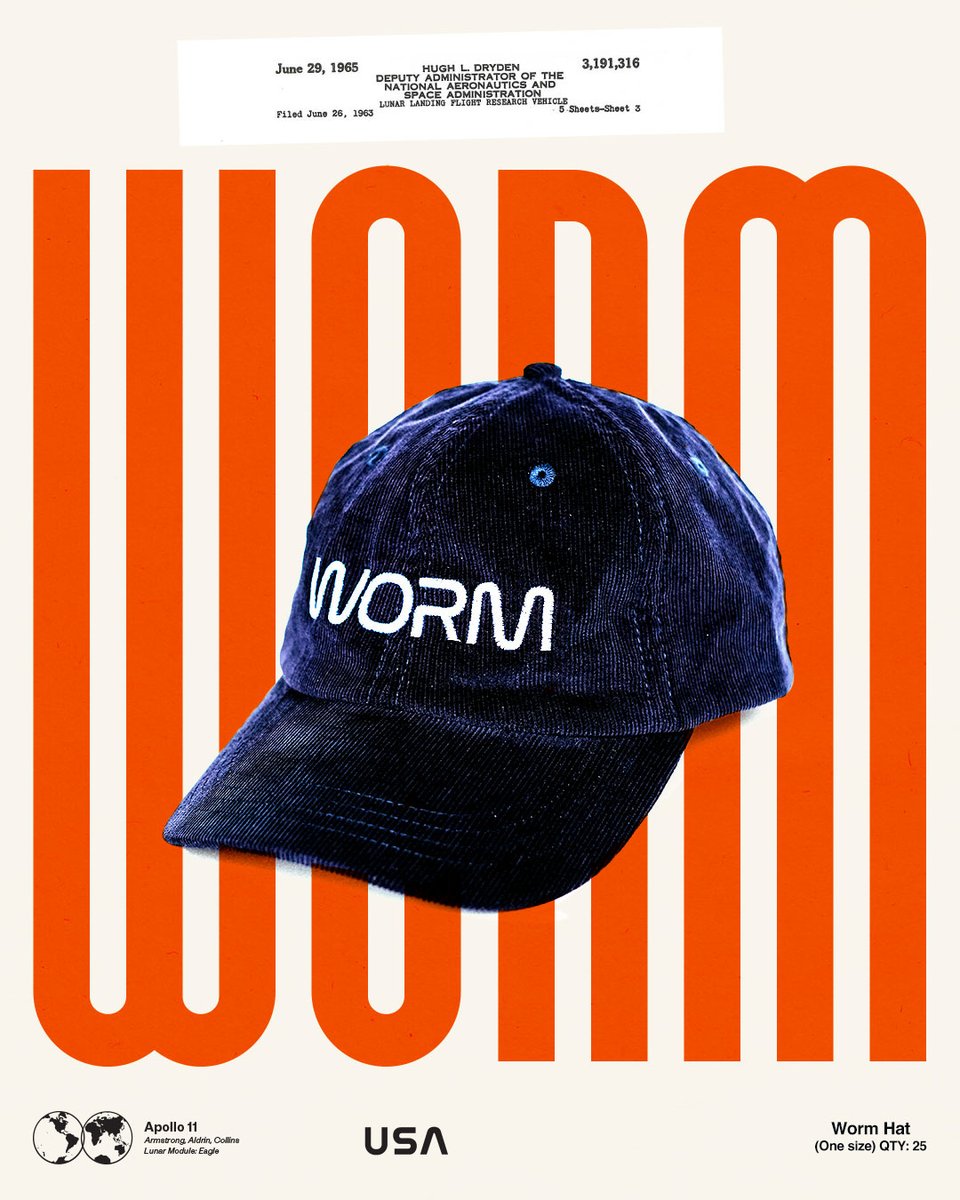 mikesmith187's tweet image. 🪱WORM HATS ARE BACK🪱

I said I&apos;d never bring them back but I just had to!

Designed for the designer/space nerd in your life. This hat will make a perfect gift for that person who knows way too much about NASA and lets you know at every possible moment.

smithdiction.bigcartel.com/products