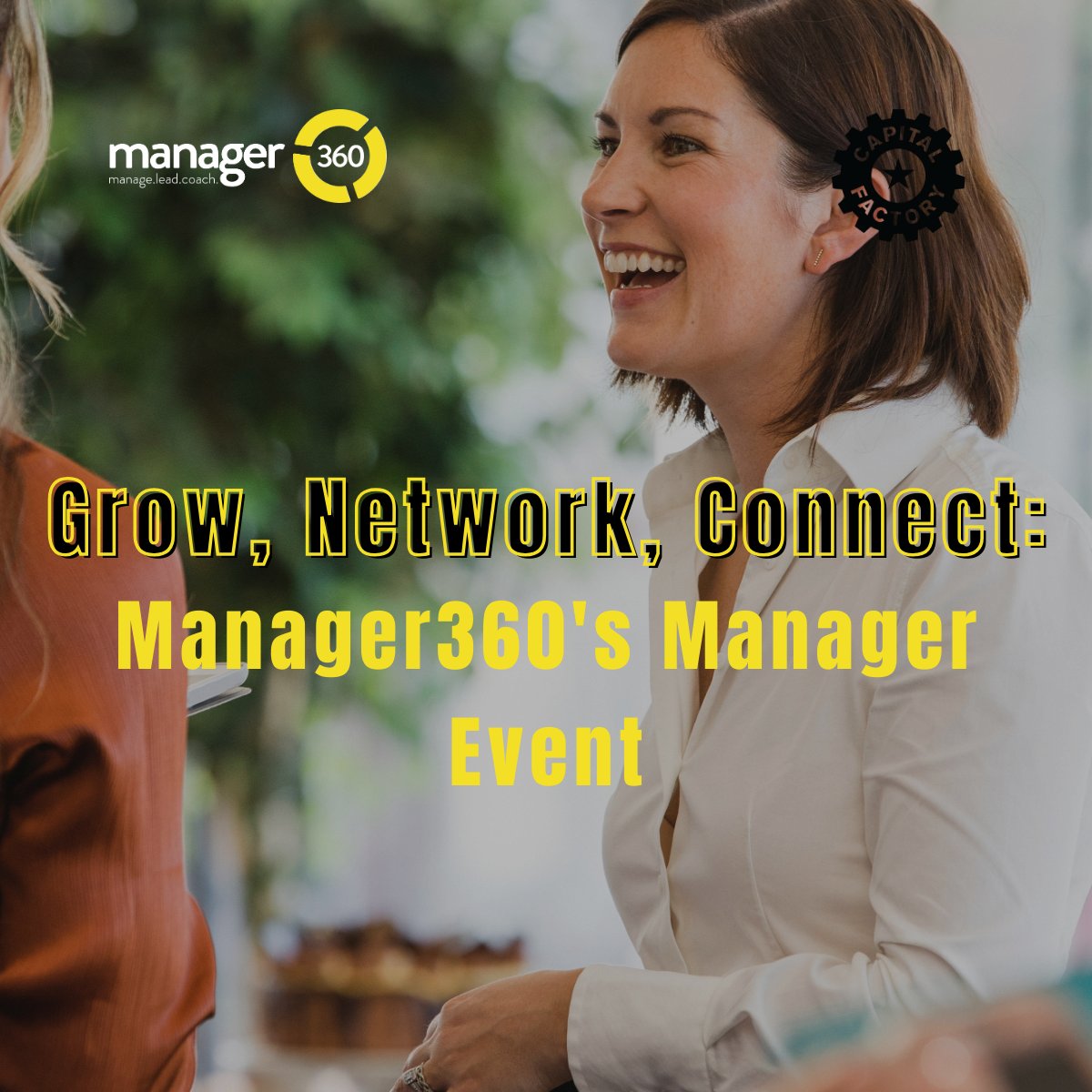 mgr360's tweet photo. 🏢 Capital Factory is the place to be for our free "Grow, Network, Connect" manager event! Join Manager360 for an insightful evening of leadership development. 🌟 

Sign up here: https://t.co/0FbzWKY0Fp https://t.co/r8xCVONoCc