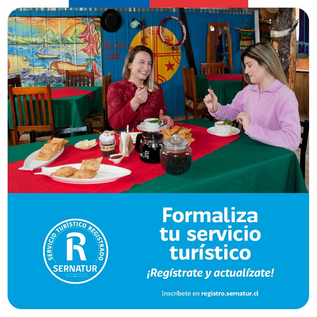 Estar actualizado es fundamental para cualquier empresa y servicio turístico 👀.
No olvides actualizar tu registro en Sernatur, es muy simple, solo debes ingresar a tu sesión en 🔗 portalserviciosturisticos.sernatur.cl