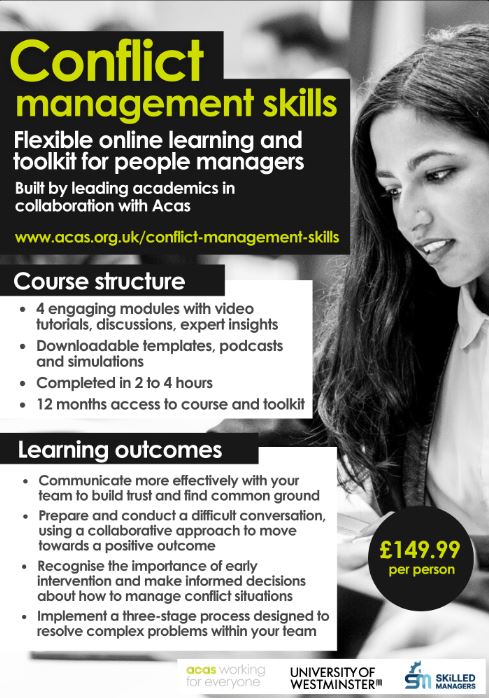 Elevate your conflict management skills with #SkilledManagers, an innovative e-learning platform developed by top academics and Acas! 🔥 Get on board now 👉 lnkd.in/eC5vAPc8 🎓 #ConflictResolution #Training

#Conflict #Acas #BusinessSupport
