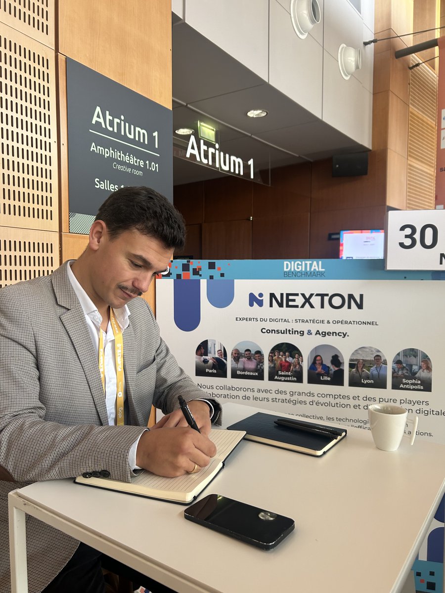 NEXTON est présent au Digital Benchmark, organisé par l'<a href="/ebg/">EBG</a>, aujourd'hui et demain, les 15 et 16 octobre 2024 📣 !

Notre équipe est sur place pour discuter de tes projets #digitaux et partager notre expertise. N'hésite pas à venir nous rencontrer🙌.

#digitalbenchmark #IA #data