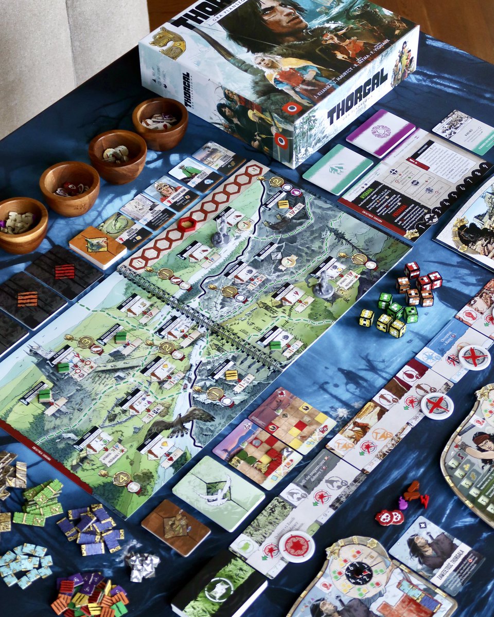 TrybSolo's tweet photo. I had a lot of fun with “Thorgal”. For me, this game is fantastic, and I already have expansions alongside the base game on my shelf 😅 #boardgames @Portal_pl https://t.co/yqcKiqte3G