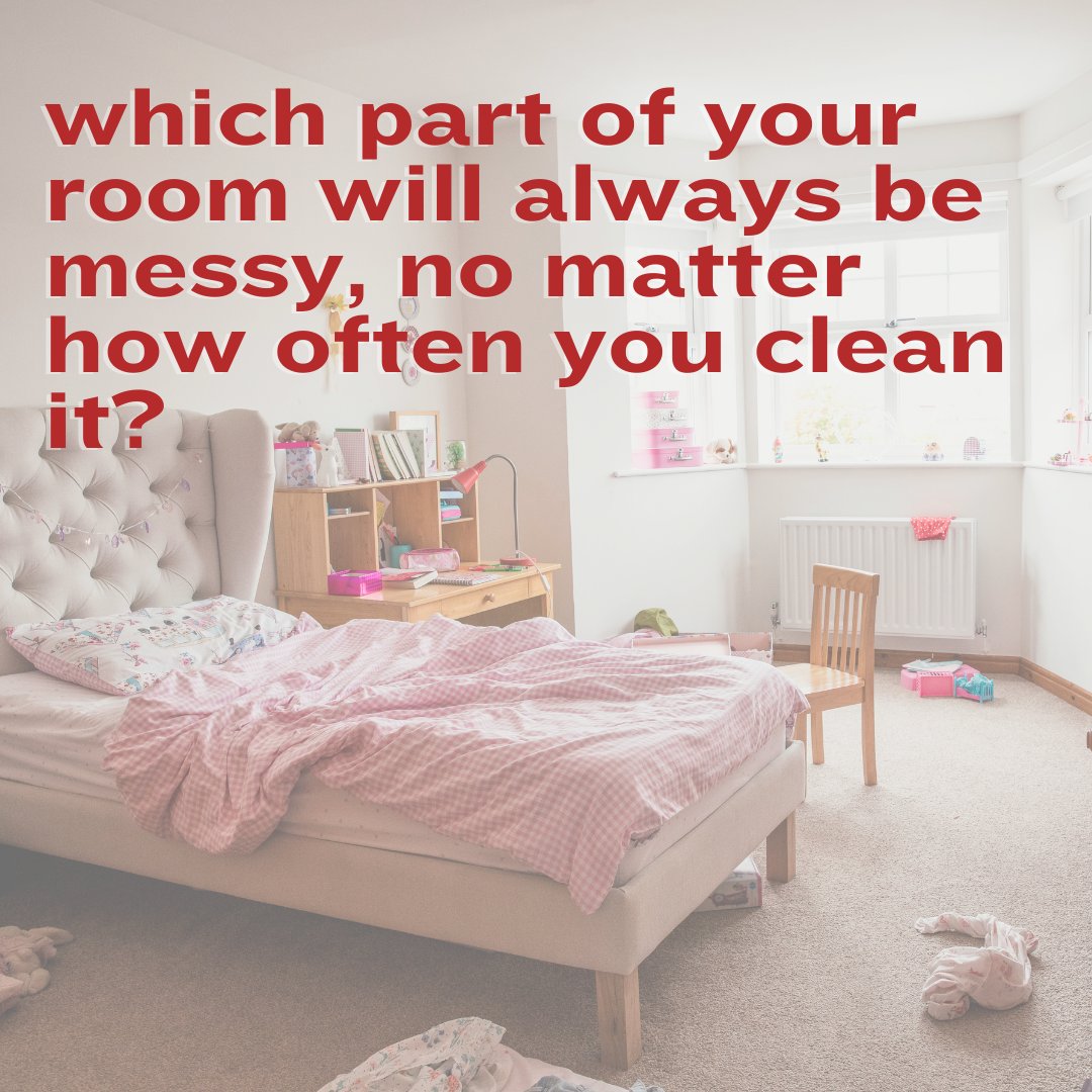 HelloProjectUSA's tweet image. Which part of your room stays messy no matter how often you clean? 🧹 We all have that spot! Tell us yours, and let’s swap tips! 🛏️ #MessyRoomConfessions #HomeHacks