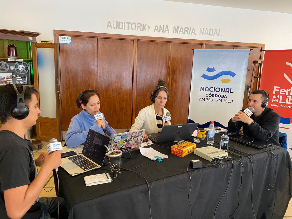 🎙️Transmisión especial por la feria del libro de radio Nacional Córdoba
Nos visita Lucas Botta presenta su libro “Alta en el cielo” hoy 19hs.