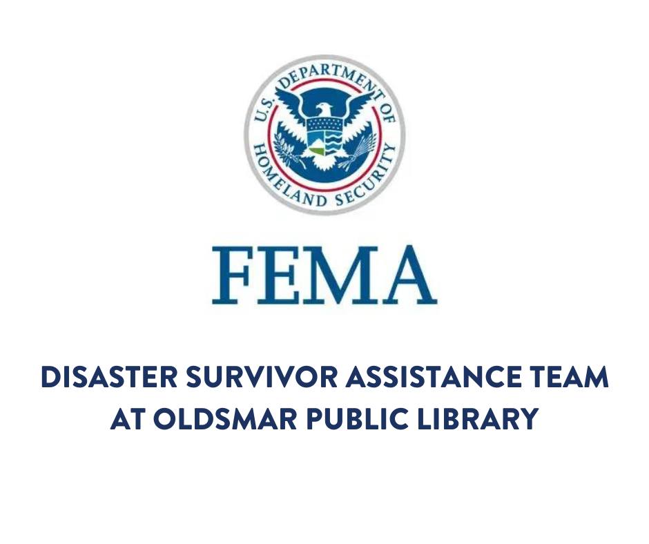 FEMA CANCELLED
Due to circumstances beyond our control, FEMA has cancelled today's opportunity at the Library.  When we know of a new date, etc., we will let the community know.  Thank you.