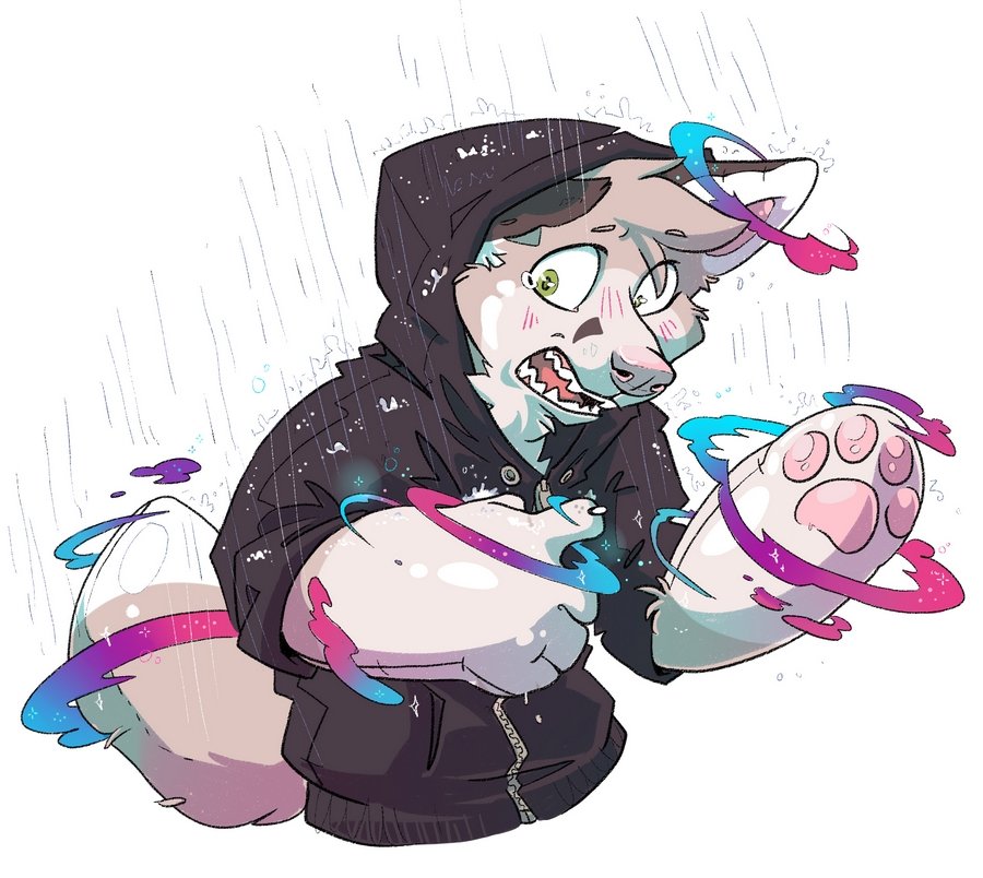 Feeling weird in the rain...?! 🌧️🌀