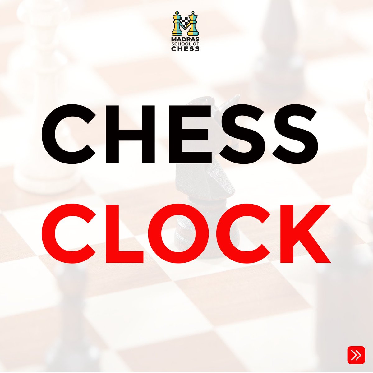 madraschess's tweet image. 𝐌𝐚𝐬𝐭𝐞𝐫 𝐭𝐡𝐞 𝐂𝐡𝐞𝐬𝐬 𝐂𝐥𝐨𝐜𝐤 𝐰𝐢𝐭𝐡 𝐌𝐚𝐝𝐫𝐚𝐬 𝐒𝐜𝐡𝐨𝐨𝐥 𝐨𝐟 𝐂𝐡𝐞𝐬𝐬 ⏱♟️
 Learn how to effectively use a chess clock in your games and boost your strategic thinking! At Madras School of Chess⏳💪

#ChessClock #TimeManagement #ChessSkills
