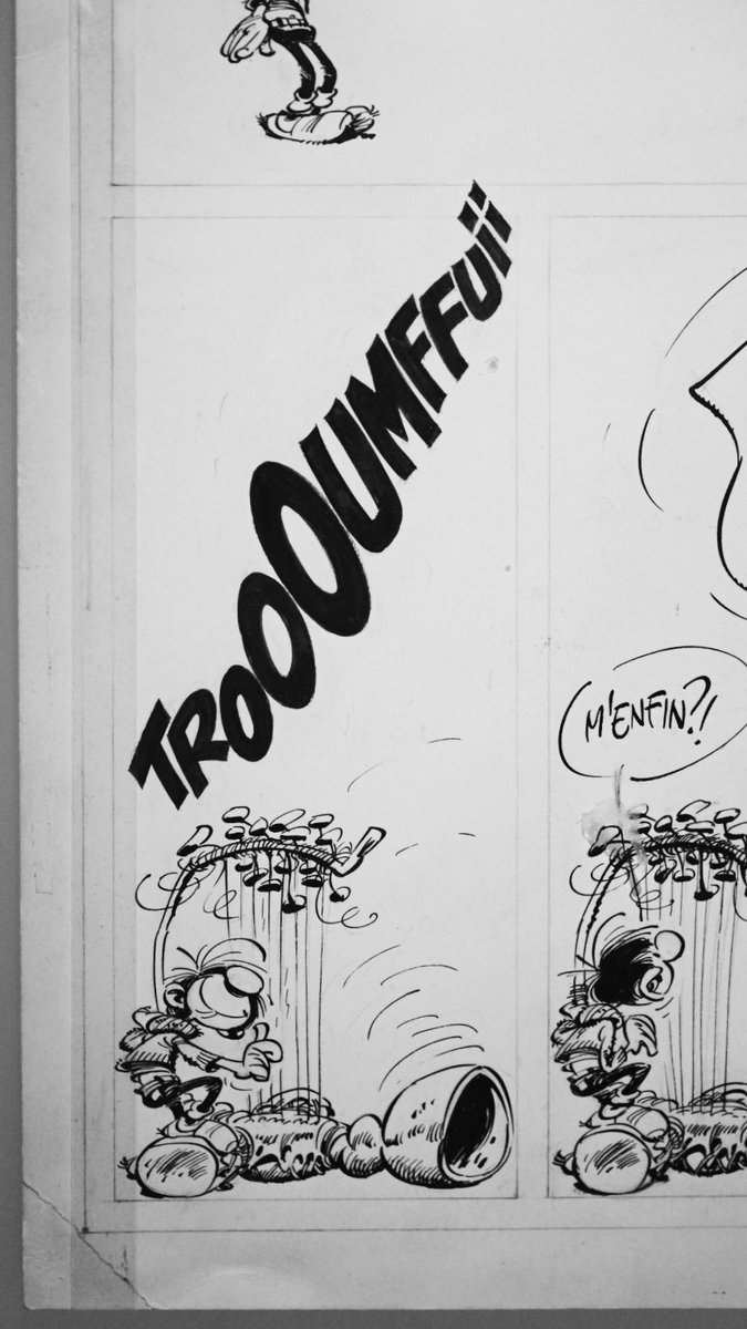 zzapback's tweet image. Franquin, om te huilen zo mooi (en grappig)! La BD à tous les étages @CentrePompidou Aanrader! #Paris #bandedessinee #laBD #Franquin #Gaston #Spirou @stripland_BENL