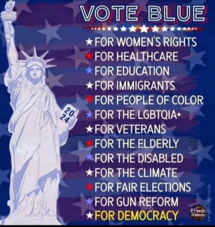 No to Fascism & Racism - Vote Blue 2024 tweet media