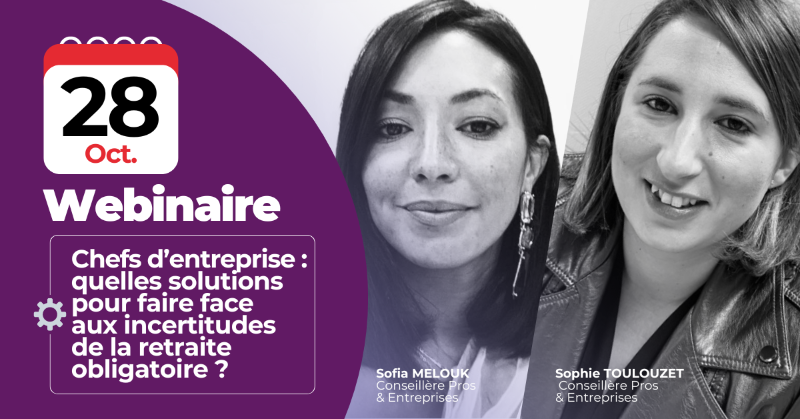 AesioMutuelle's tweet photo. Le 28/10 prochain, rejoignez-nous lors de la prochaine #webconférence pros #AÉSIOmutuelle pour découvrir comment remédier aux faiblesses du système de retraite obligatoire et exploiter des solutions comme le Plan d’Épargne Retraite (PER). Inscrivez-vous 🔽