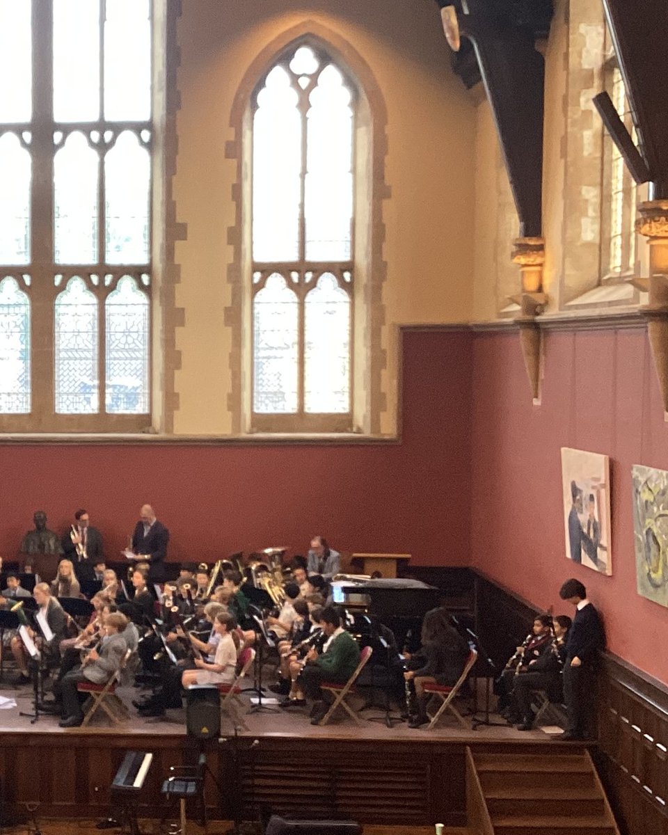 🎶 60 pupils from prep schools, including ours, joined forces for Woodwind and Brass Day at Charterhouse! 🎺 They played iconic tunes like Indiana Jones, Skyfall, and The Great Escape. 🎬 Teamwork, creativity, and cake! 🎂 #MusicMagic #OrchestraFun