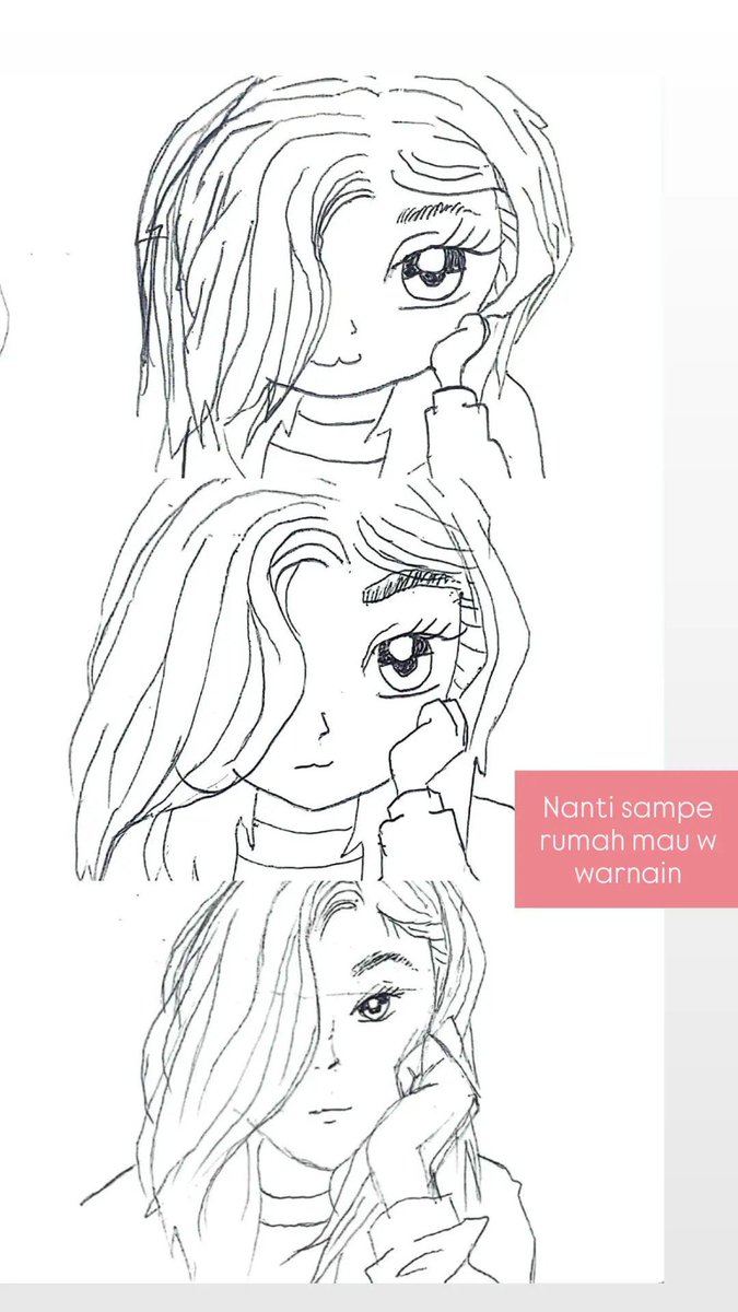 udah lama gue gak gambar hehe.. nanti mo lanjut warnain ah